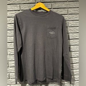 Vineyard Vines Empire State Building Long Sleeve T Shirt Dark Gray Youth XL (18)